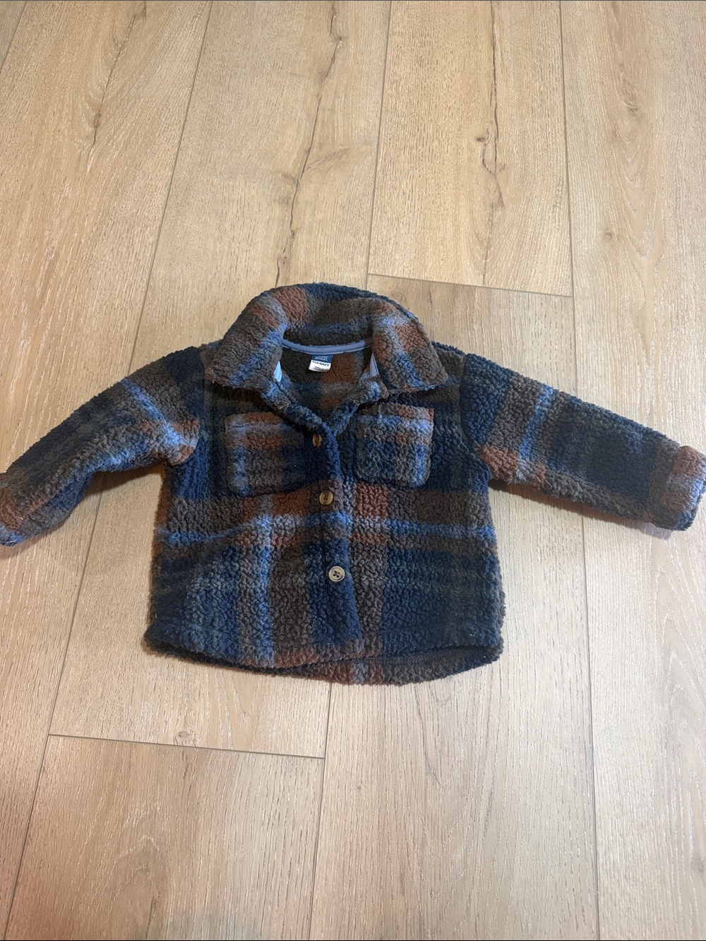 Old Navy sherpa shacket|size 12-18M